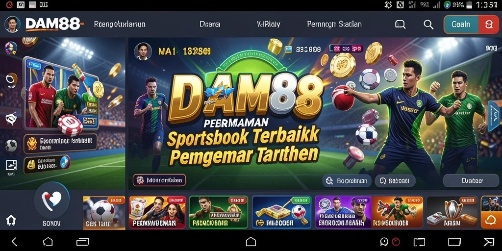 Tampilan menarik dari game Sportsbook dengan berbagai pilihan taruhan.