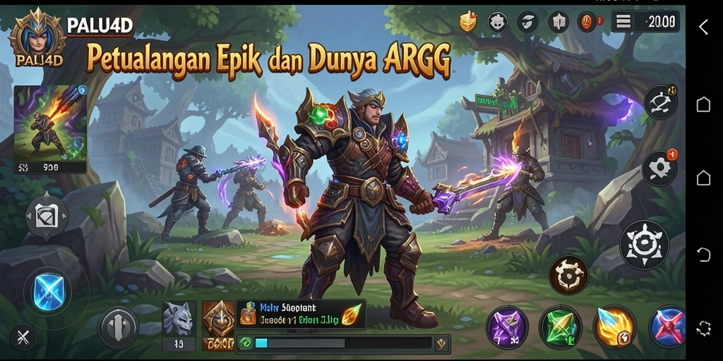 Gameplay PALU4D yang mendebarkan dengan aksi pertempuran epik.